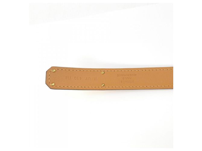 Hermès Kelly 18 mm brauner Standardgürtel - Ansicht 3