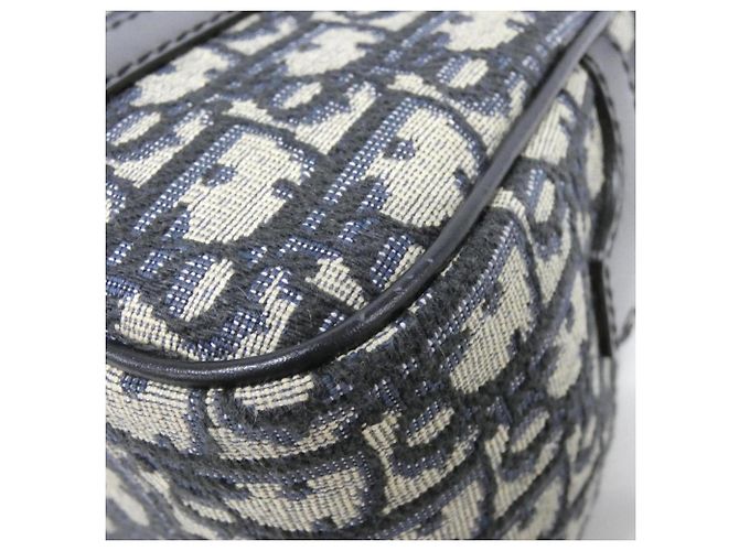Borsa a mano bowling D-Vibe media Christian Dior Blu - vista 2