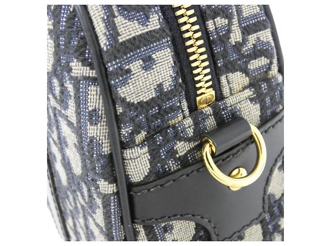 Borsa a mano bowling D-Vibe media Christian Dior Blu - vista 3