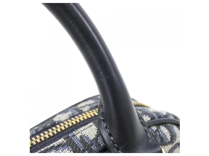 Borsa a mano bowling D-Vibe media Christian Dior Blu - vista 4
