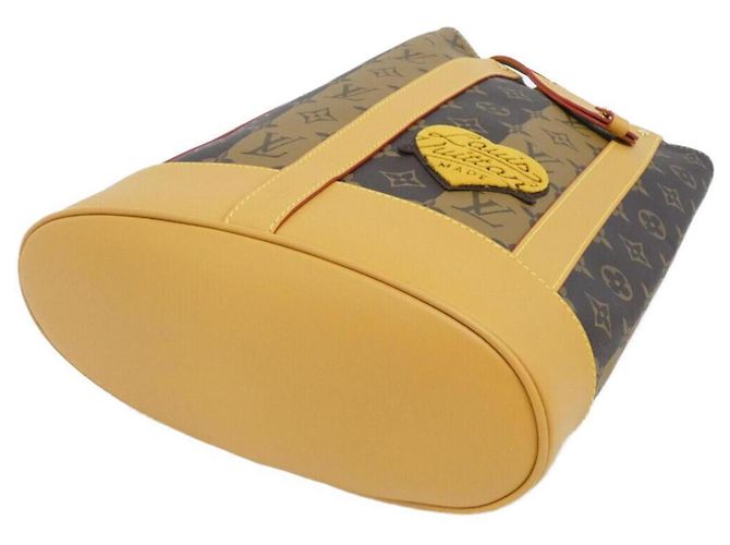 Borsa a spalla Randonne Monogram Stripe di Louis Vuitton Marrone - vista 3