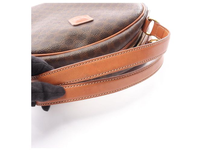 Céline Bolsa Celine Macadam em marrom - vista 12