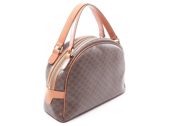 Céline Bolsa Celine Macadam em marrom - vista 2