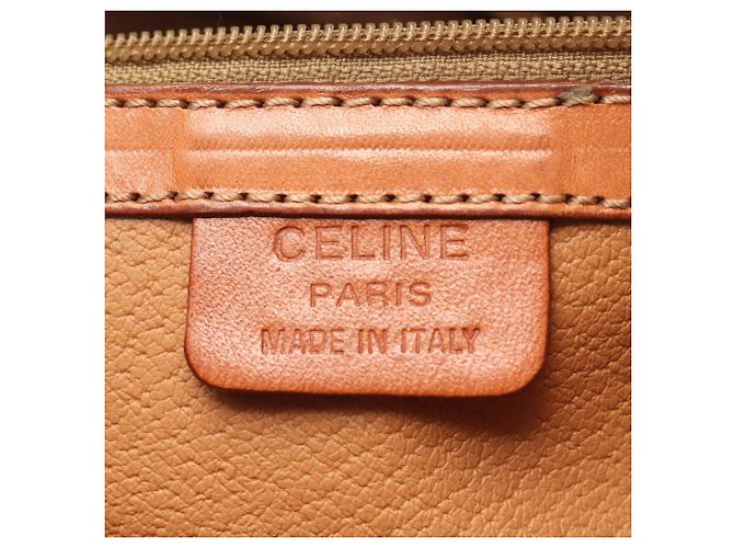 Céline Bolsa Celine Macadam em marrom - vista 4