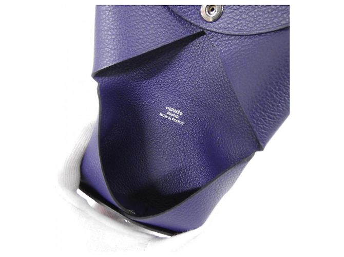 Hermès Visitenkartenetui Hermes Calvi Blau - Ansicht 4