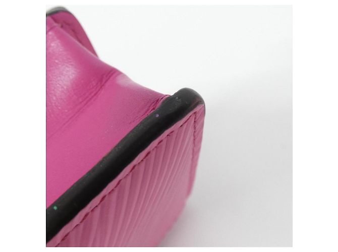 Estuche para tarjetas Multicart Epi Twist Louis Vuitton Rosa - vista 3