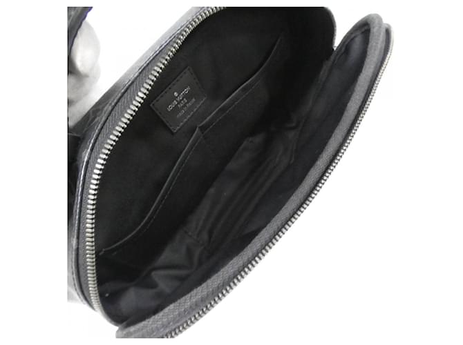 Borsa a Spalla Monogram Eclipse Louis Vuitton Nero - vista 10