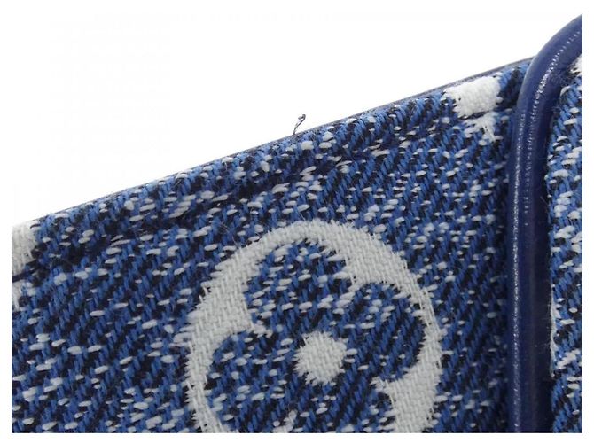 Sarah Cartera de denim jacquard Monogram Louis Vuitton Azul Dorado Azul marino Monograma - vista 5