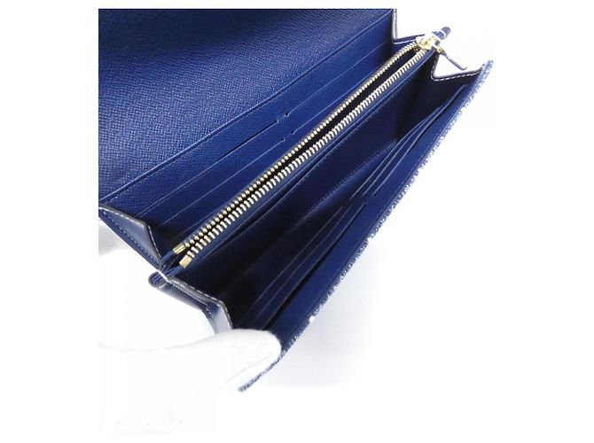 Sarah Cartera de denim jacquard Monogram Louis Vuitton Azul Dorado Azul marino Monograma - vista 8