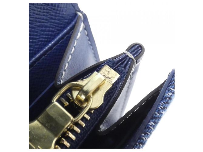 Sarah Cartera de denim jacquard Monogram Louis Vuitton Azul Dorado Azul marino Monograma - vista 9