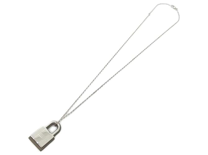 Collana Hermès O'Kelly PM Argento Taupe - vista 2