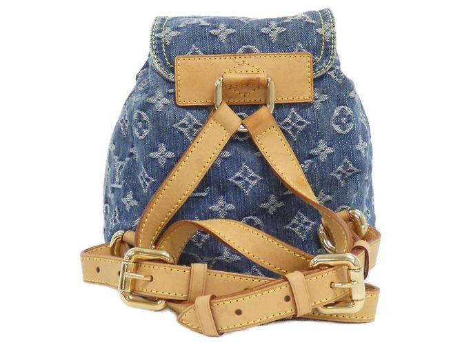 PM Rucksack Monogram Denim Louis Vuitton Blau - Ansicht 2