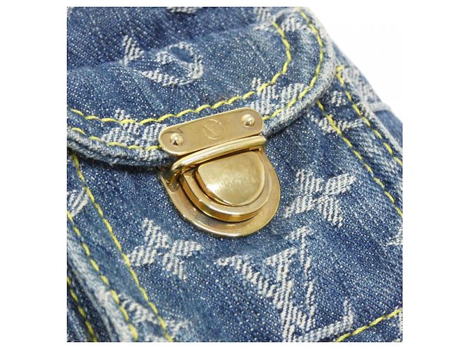 PM Rucksack Monogram Denim Louis Vuitton Blau - Ansicht 5