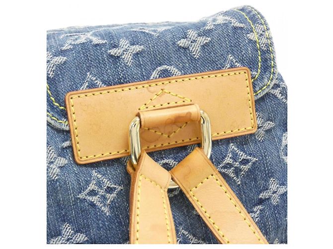 PM Rucksack Monogram Denim Louis Vuitton Blau - Ansicht 6