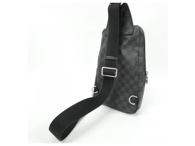 Borsa a tracolla Avenue Damier Graphite Louis Vuitton Damier ebene - vista 8