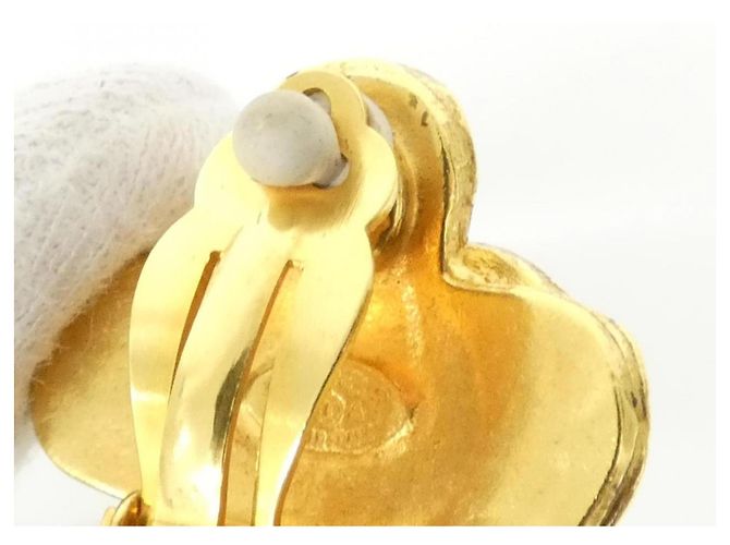 Goldene Clip-Ohrringe Chanel 03822 - Ansicht 4