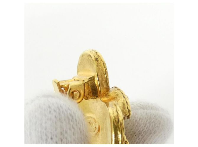 Goldene Clip-Ohrringe Chanel 03822 - Ansicht 5