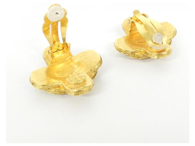 Goldene Clip-Ohrringe Chanel 03822 - Ansicht 6