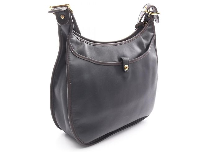 Borsa a Spalla Loewe Sophia Anagram Marrone Nero - vista 2
