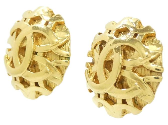 Orecchini a clip dorati Chanel D'oro - vista 2