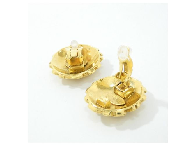 Orecchini a clip dorati Chanel D'oro - vista 3