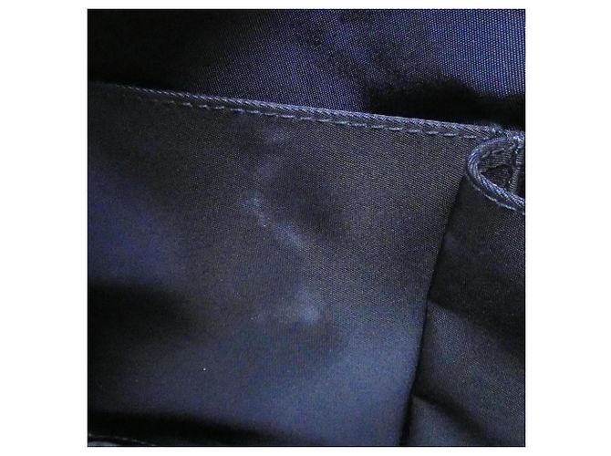 Borsa a mano in denim blu e pelle Christian Dior - vista 8