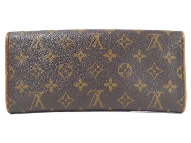 Louis Vuitton Monogram Pochette Twin GM Schultertasche Braun Monogramm - Ansicht 2