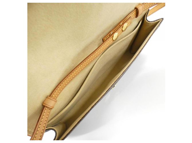 Louis Vuitton Monogram Pochette Twin GM Schultertasche Braun Monogramm - Ansicht 9