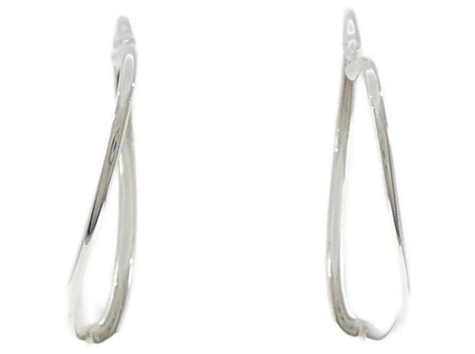 Tiffany & Co Orecchini a cerchio Open Heart di Tiffany Argento - vista 2