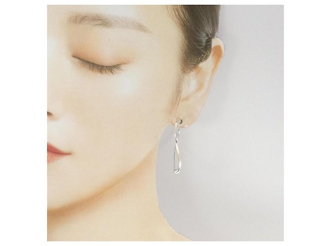 Tiffany & Co Orecchini a cerchio Open Heart di Tiffany Argento - vista 4