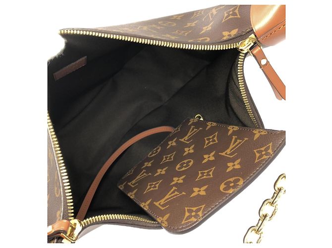 Louis Vuitton Monogram Reverse Loop Hobo Schultertasche Braun - Ansicht 5