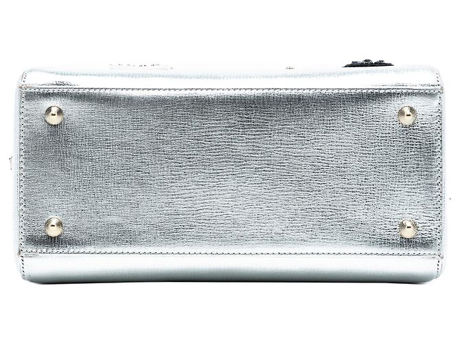 Dior Silber Mittel Kalbsleder Patch Verziert Lady Dior - Ansicht 3
