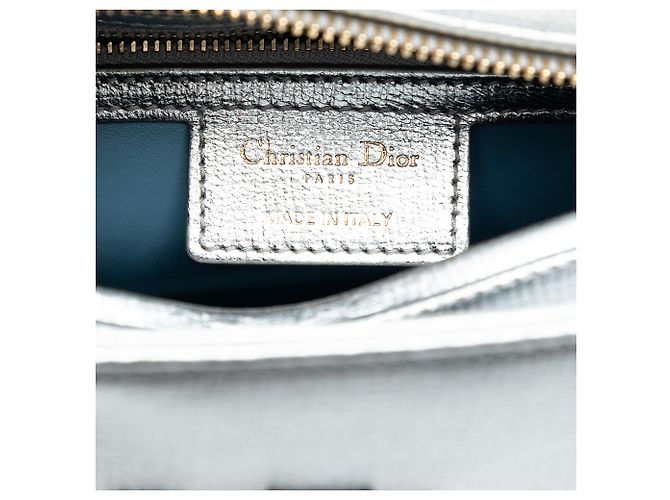 Dior Silber Mittel Kalbsleder Patch Verziert Lady Dior - Ansicht 5