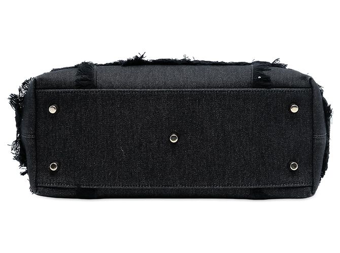 Dior Black Denim Patch D Light Handtasche - Ansicht 3