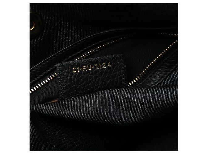 Dior Black Denim Patch D Light Handtasche - Ansicht 6