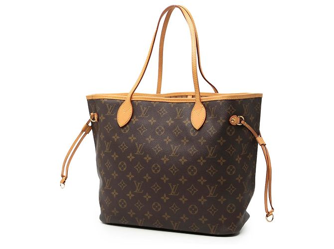 Louis Vuitton Borsa Neverfull MM Monogram Marrone - vista 2