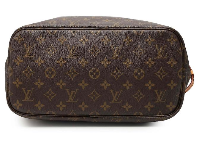Louis Vuitton Borsa Neverfull MM Monogram Marrone - vista 3