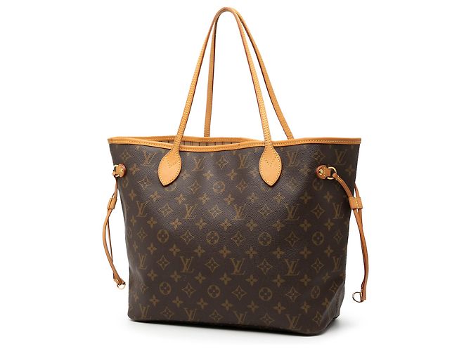 Louis Vuitton Borsa Neverfull MM Monogram Marrone - vista 2