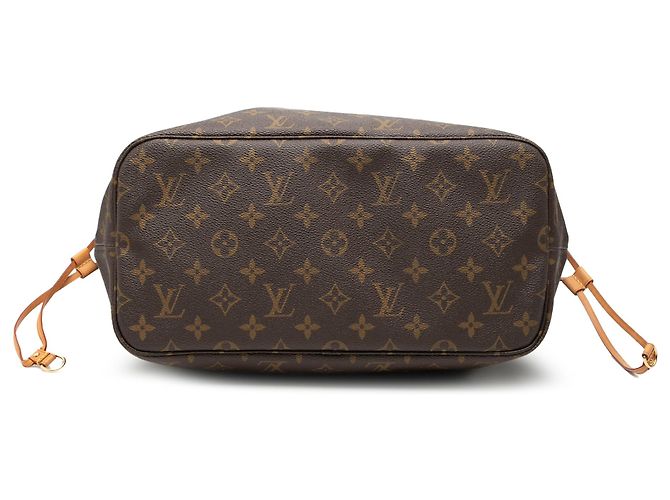 Louis Vuitton Borsa Neverfull MM Monogram Marrone - vista 3
