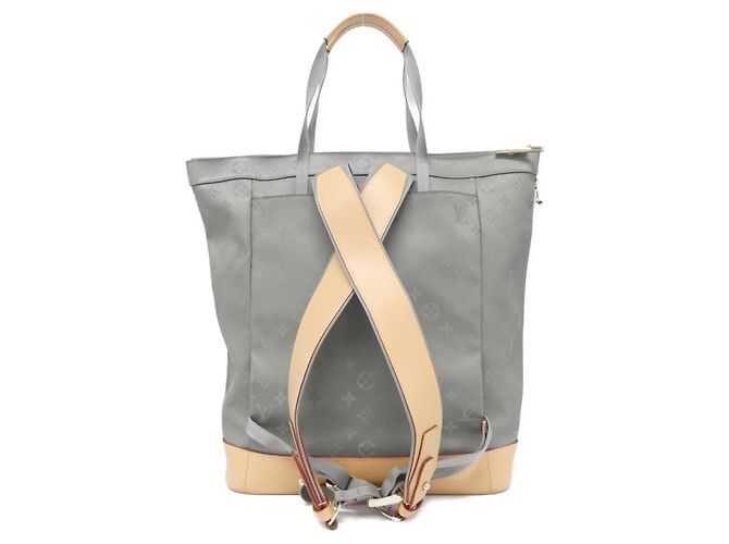 Zaino con zip in titanio Monogram Louis Vuitton Grigio - vista 2