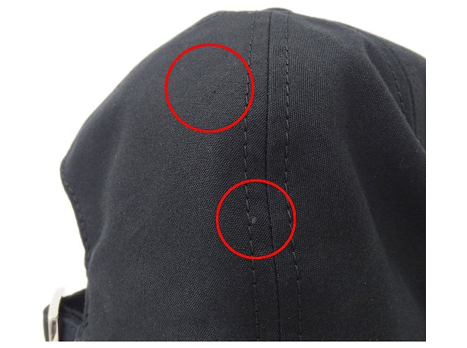 Boné de algodão preto masculino Louis Vuitton - vista 9