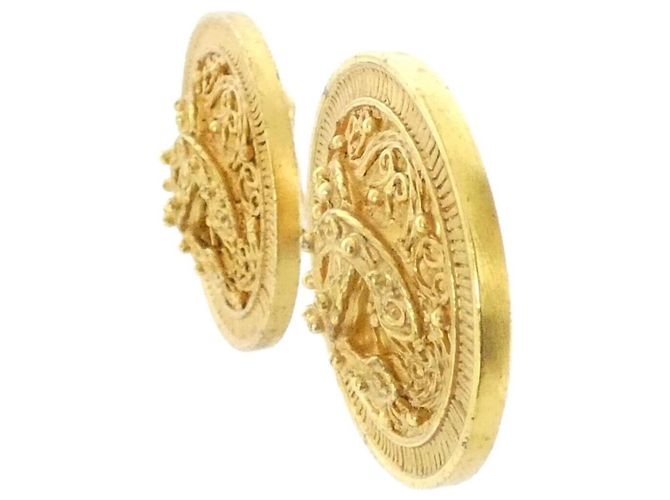 Orecchini a clip dorati Chanel D'oro - vista 2