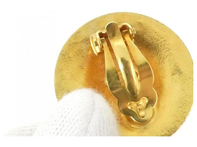 Orecchini a clip dorati Chanel D'oro - vista 3