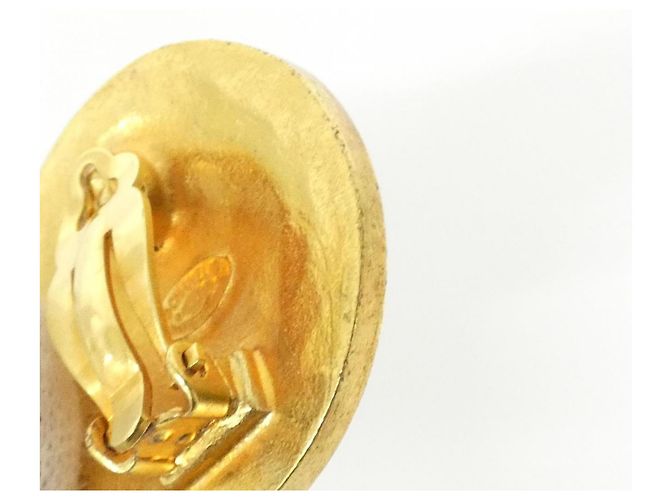 Orecchini a clip dorati Chanel D'oro - vista 5