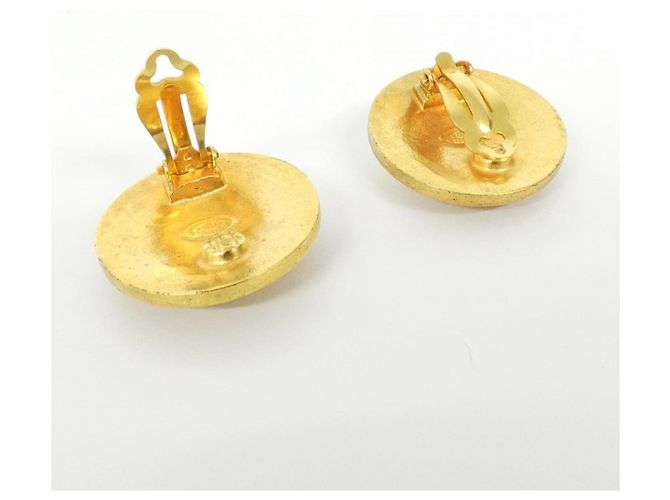 Orecchini a clip dorati Chanel D'oro - vista 8