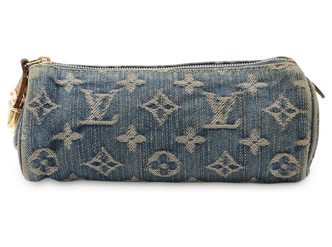 Pochette Speedy GM in Denim Monogram Louis Vuitton Blu Monogramma - vista 2