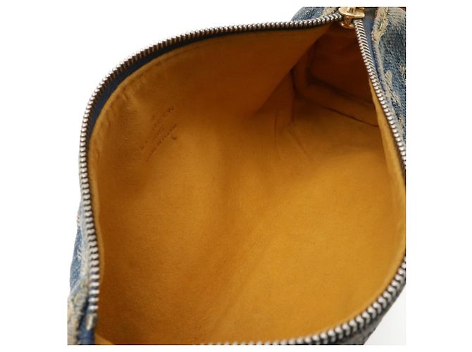 Pochette Speedy GM in Denim Monogram Louis Vuitton Blu Monogramma - vista 7