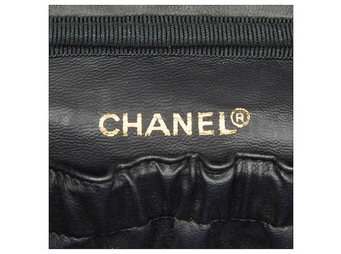 Borsa a Mano Vanity Bicolor Chanel Nero - vista 10