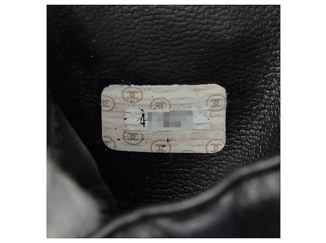 Borsa a Mano Vanity Bicolor Chanel Nero - vista 11