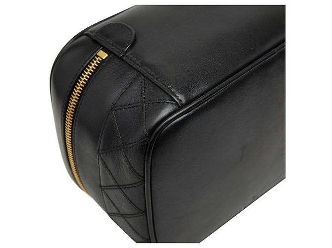 Borsa a Mano Vanity Bicolor Chanel Nero - vista 5